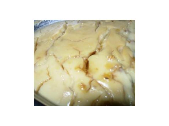 Leite creme com frutos secos