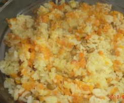Arroz com lentilhas