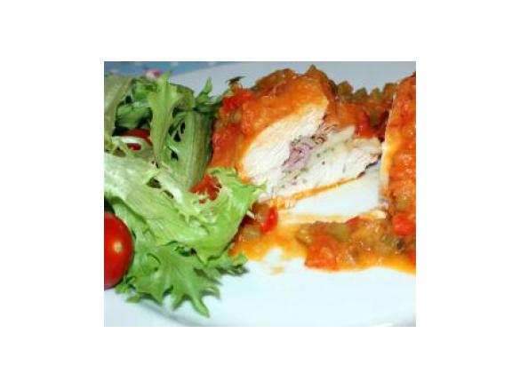 peitos de frango à mediterrânia