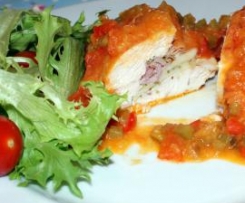 peitos de frango à mediterrânia