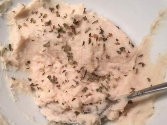 Hummus de feijão branco Vegan (patê de feijão)