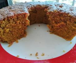 Bolo de cenoura e beterraba sem glúten e sem lactose