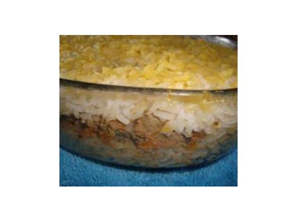 Empadão de Arroz à Bolonhesa