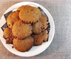 bolachas de manteiga de amendoim e chocolate