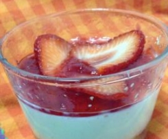 Mini cheese cakes de morango