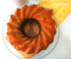 Bolo de noz, amêndoa e abóbora