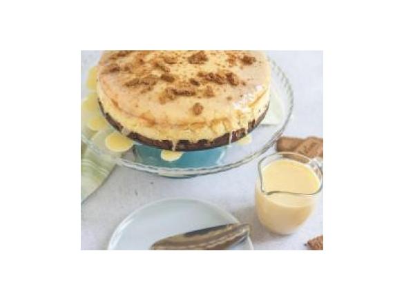 Cheesecake de 4 queijos e bolacha Lótus