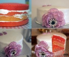 Bolo de Aniversário (sabor a morango)