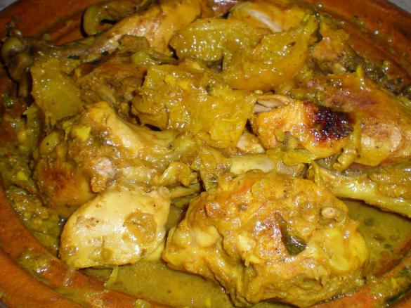 Tagine Marroquino de Frango e Limão