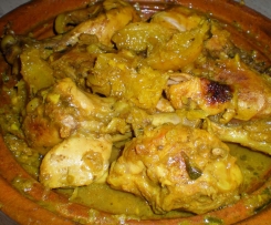 Tagine Marroquino de Frango e Limão