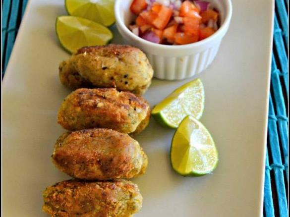 Pataniscas de grão-de-bico