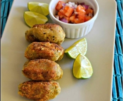 Pataniscas de grão-de-bico