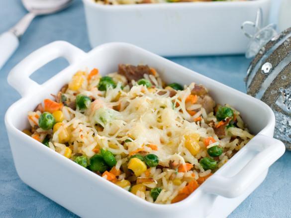 Variante Arroz de Peru no Forno