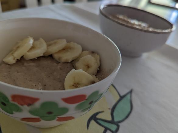 Papa de Aveia e Banana