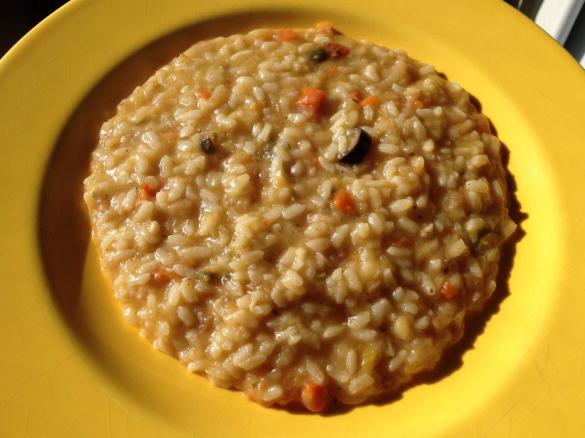 Risotto de Alheira Vegetariana