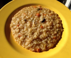 Risotto de Alheira Vegetariana