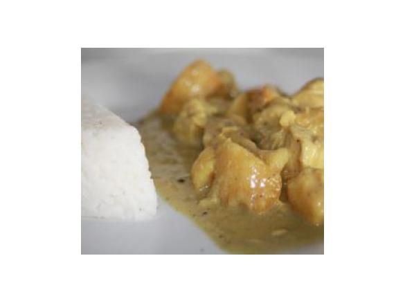 Caril de Frango com Batata Doce