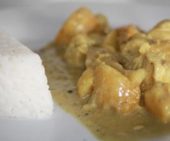 Caril de Frango com Batata Doce