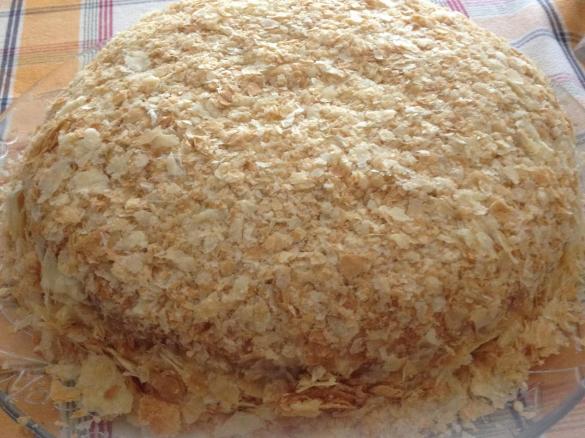 Bolo de iogurte folhado