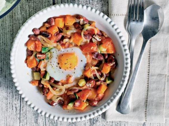 Feijão Encarnado com tomates