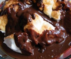 Farófias de chocolate - aproveitamento de claras 