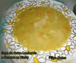 Sopa de Couve Lombarda e Cenoura