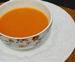 sopa creme de cenoura
