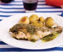 Frango com molho de Leitão