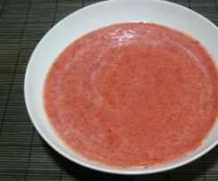 Gaspacho gourmet de morangos