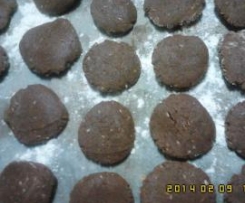 Bolinhos de gengibre de chocolate,rápidas