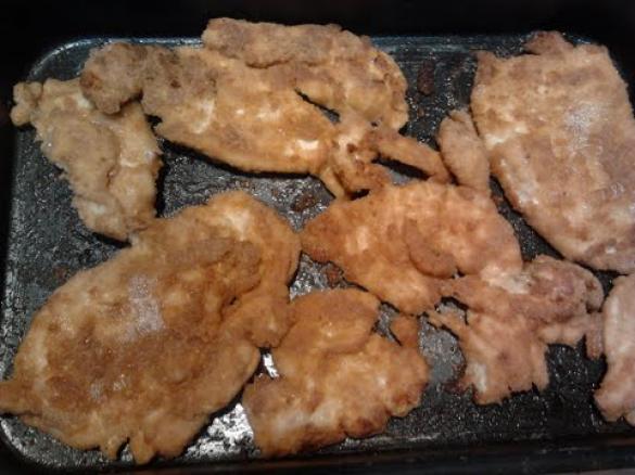 Bifes de Frango panados Tuc no Forno