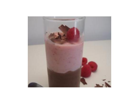 Duo de chocolate e framboesas