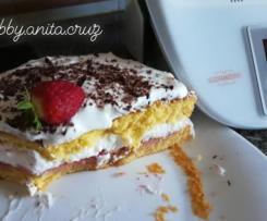 Pão de Ló com Chantilly e Morangos