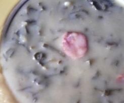 caldo verde de favas com couve