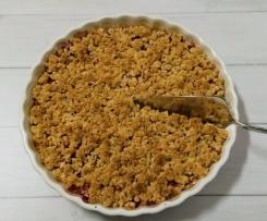 Crumble de Maçã e Morango