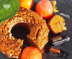 Bolo de Dióspiro com Ginger e Cassia doTerra