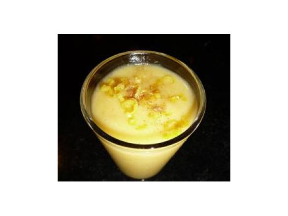 Mousse de Manga aromatizada com cardomomo