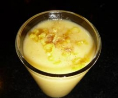 Mousse de Manga aromatizada com cardomomo