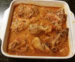 Frango agridoce com arroz