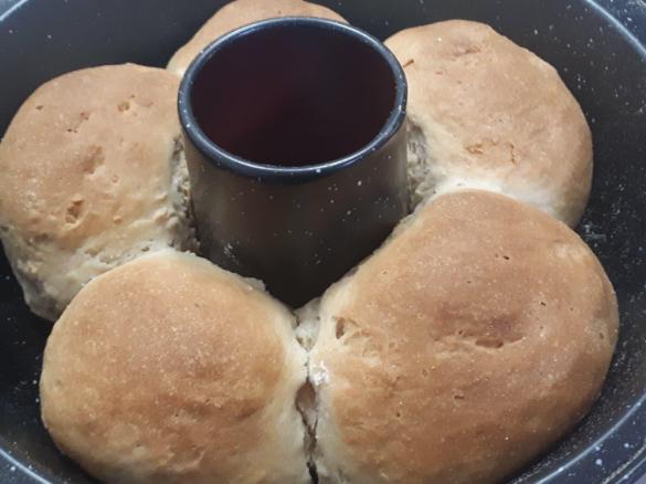 Pão de Taiwan com massa-mãe