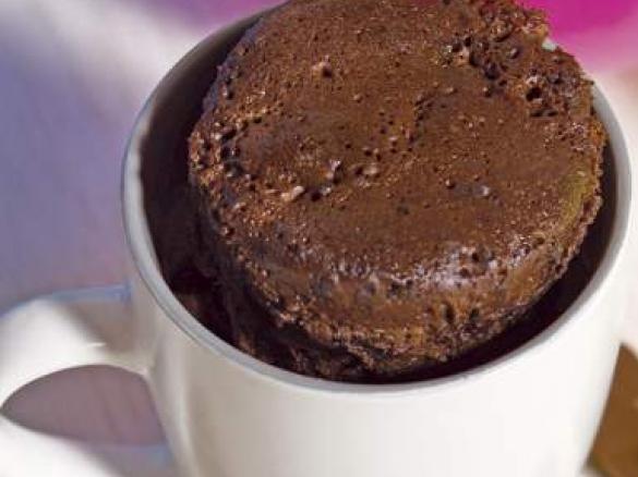 Bolo da caneca de chocolate
