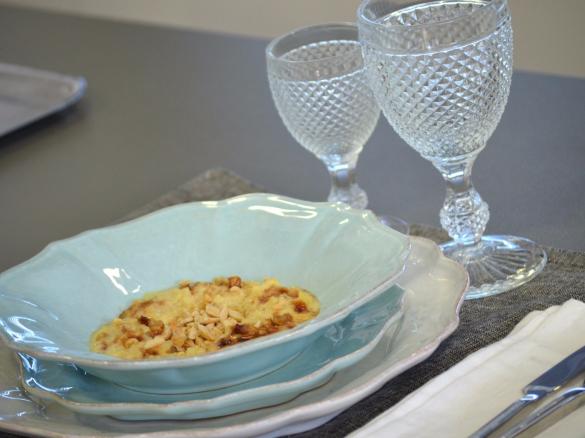 Risoto de Amêndoa e Ovos Moles