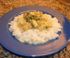 Caril de Frango á               Chefe Ruca