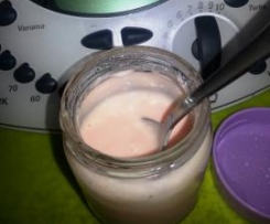 Iogurte sólido de framboesa