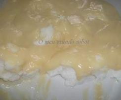 Farófias com leite creme