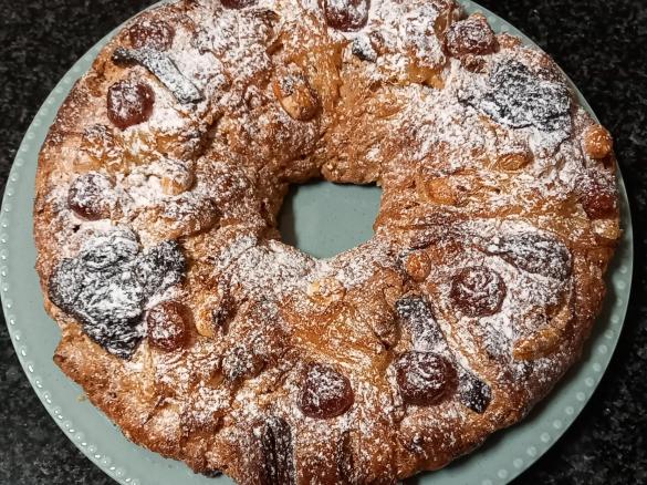 Bolo Rei em 5 minutos adaptada da receita da La Dolce Rita