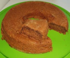 Bolo de claras e chocolate