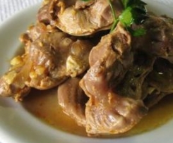 As minhas moelas na bimby