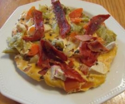 Omelete "aproveita restos"