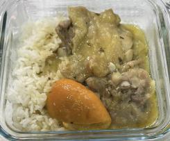 Coxas de frango com laranja